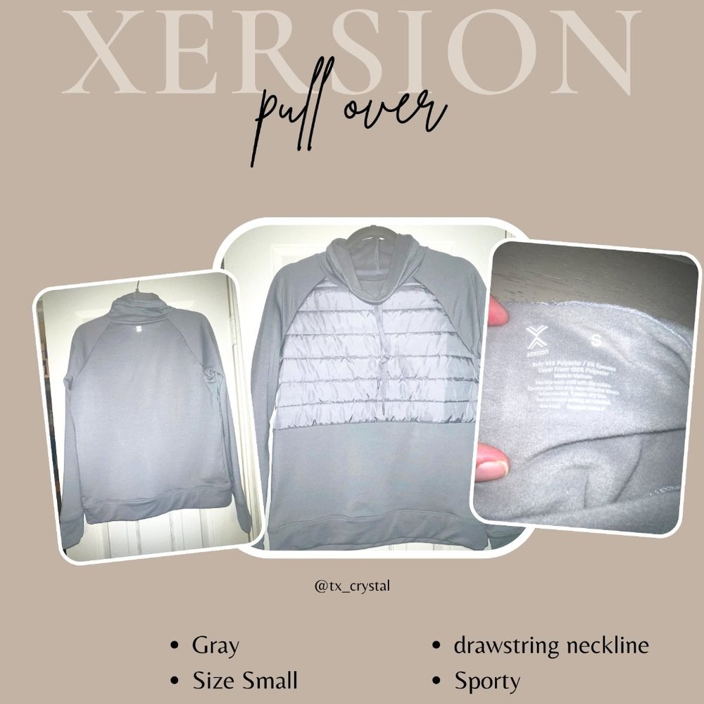 Xersion Women's Grey Pullover, small